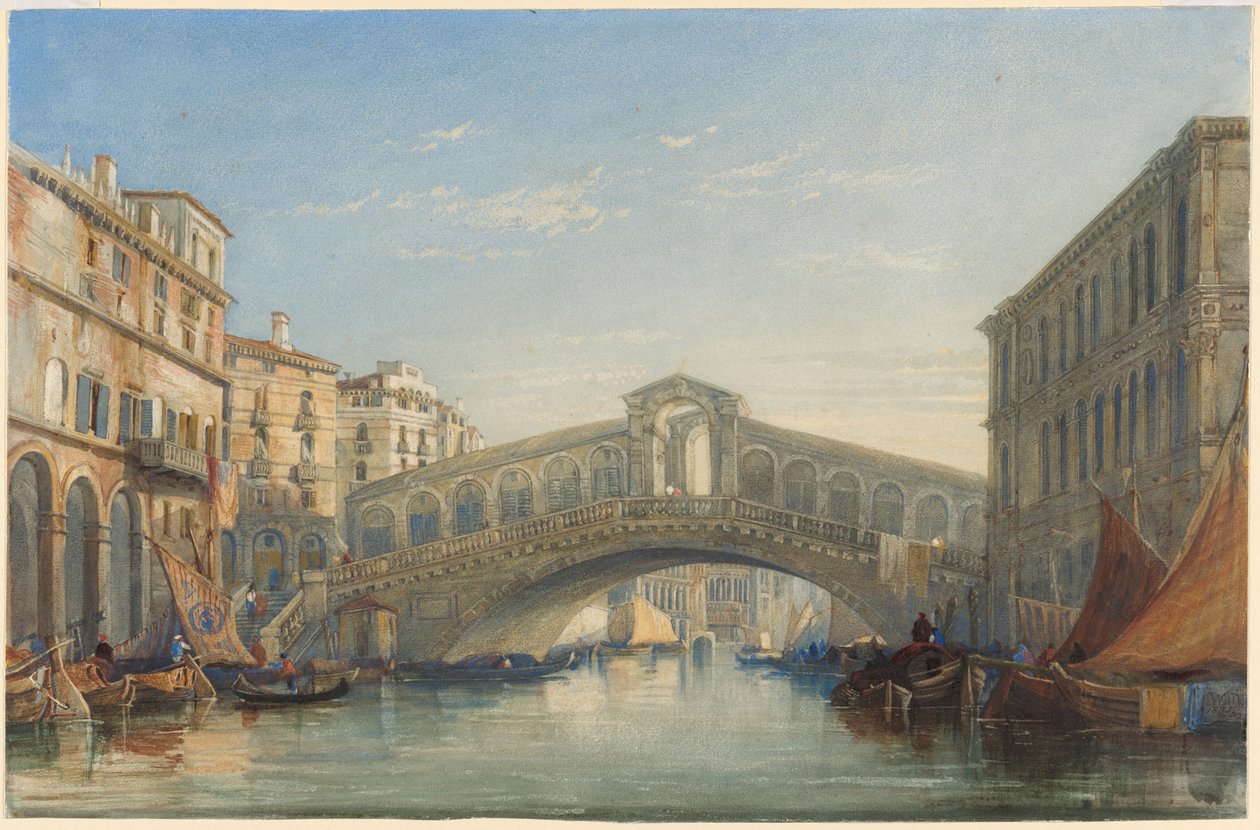 Rialtobroen, Venedig af William James Muller