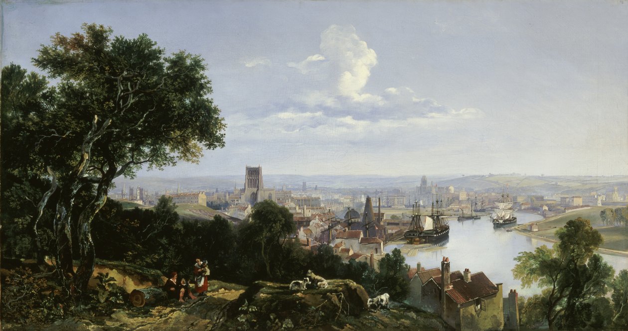 Udsigt over Bristol fra Clifton Wood af William James Muller