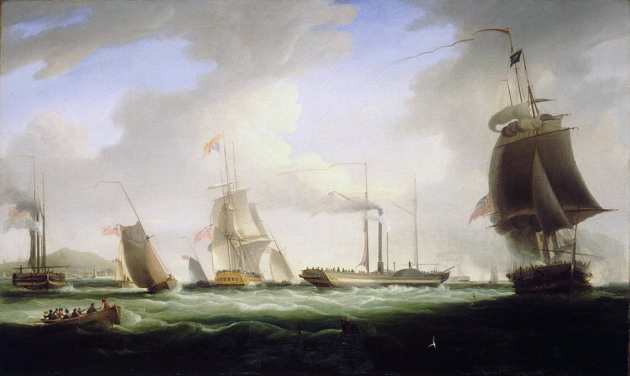 Kong George IV af England (1762-1830) gik om bord på 