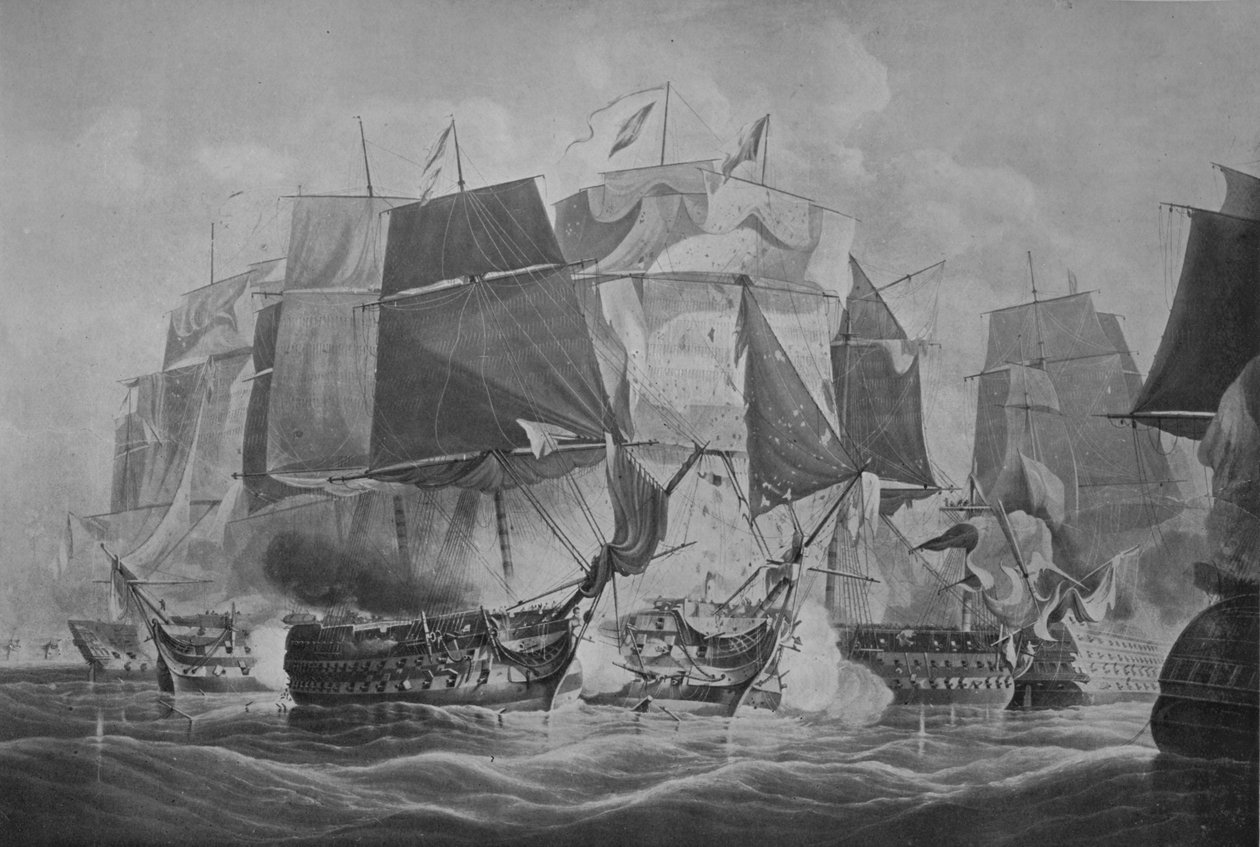Trafalgar, c1806 af William John Huggins