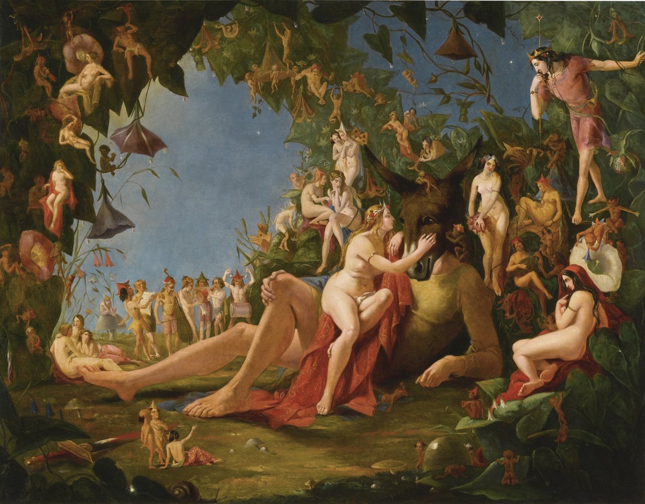 En skærsommernatsdrøm, ca. 1846 af William John Montaigne