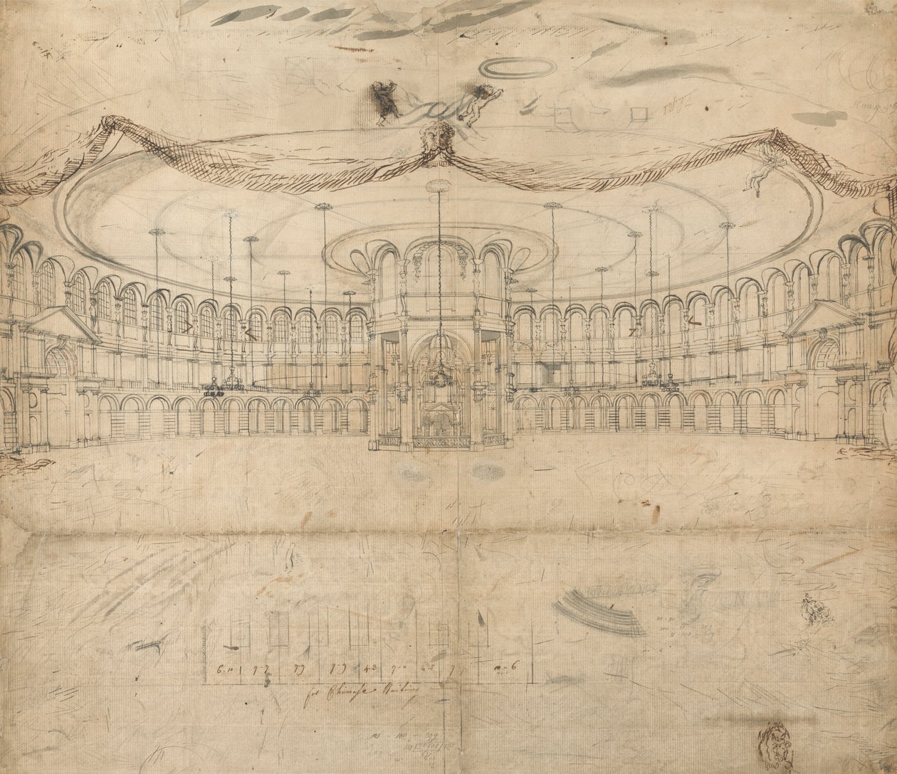 Design til Rotunda, Ranelagh Gardens af William John Newton
