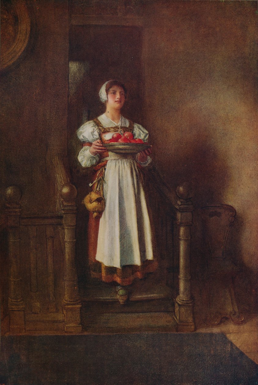 A Maid of the Hostel, c1800 af William John Wainwright
