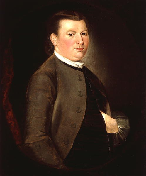 Portræt af David Gardiner Jr, ca. 1762-63 (olie på lærred) af William Johnston