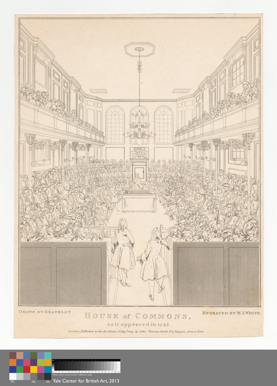 Underhuset, som det så ud i 1741-2 af William Johnstone White