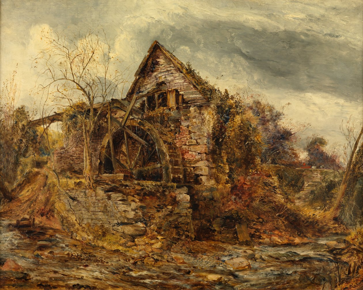 The Old Mill (olie på lærred) af William Joseph J.C. Bond