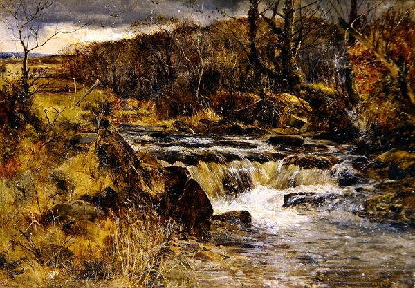 Ørredstrøm i Wales af William Joseph J.C. Bond