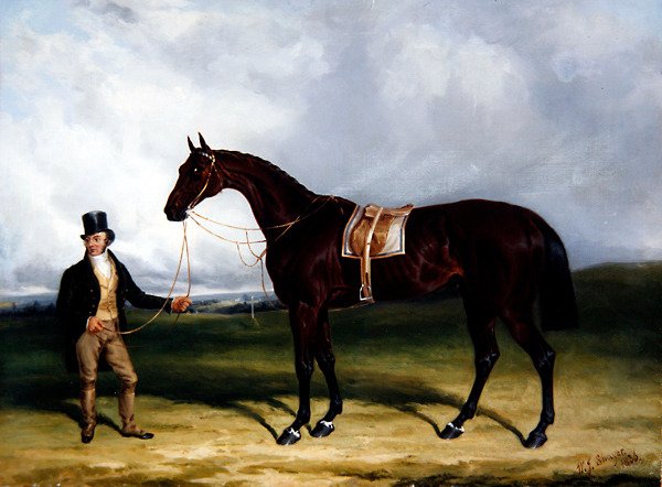 Bay Middleton, vinder af Derby af William Joseph Shayer
