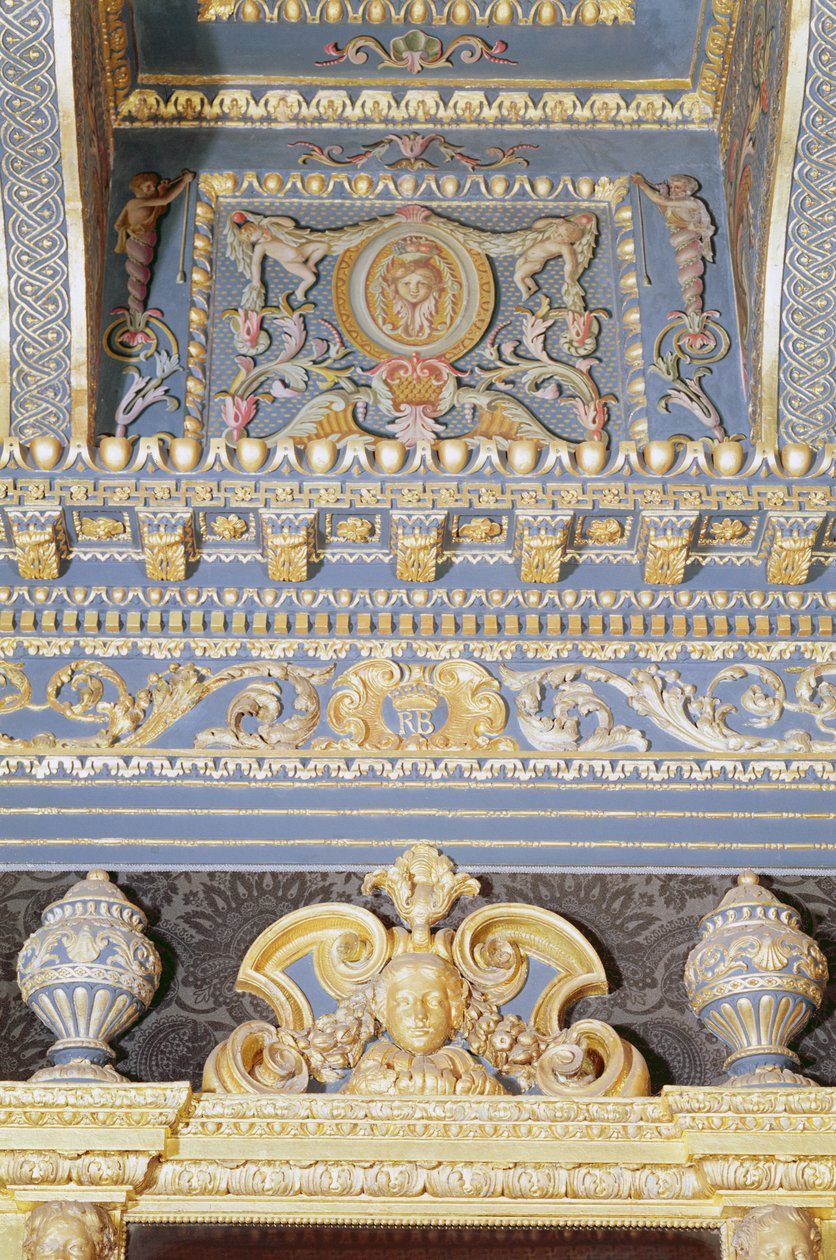Detalje af loftet i Blue Velvet Room-billedet af William Kent