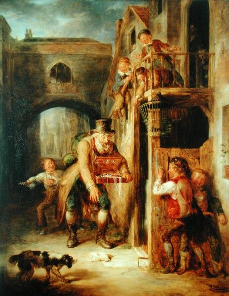 Den falske pakke (olie på lærred) af William Kidd