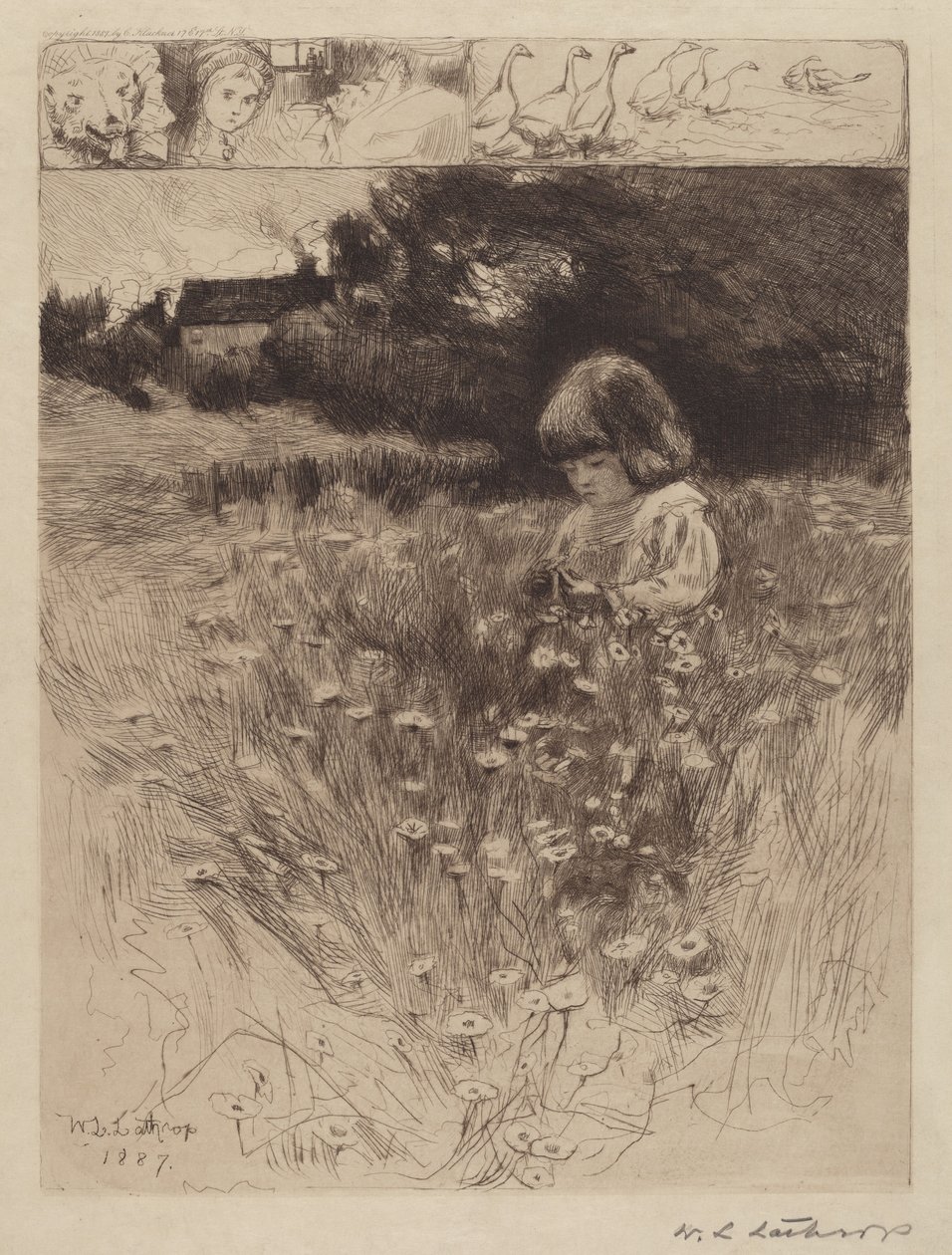 Lille Rødhætte af William Langson Lathrop