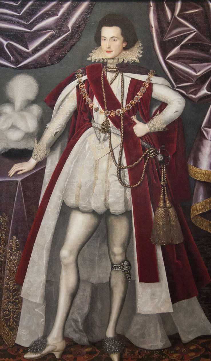 George Villiers, 1. hertug af Buckingham 1592-1628, ca 1616 af William Larkin
