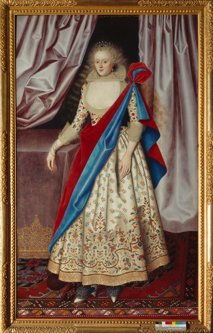 Lady Isabella Rich ca. 1615 (olie på lærred) af William Larkin