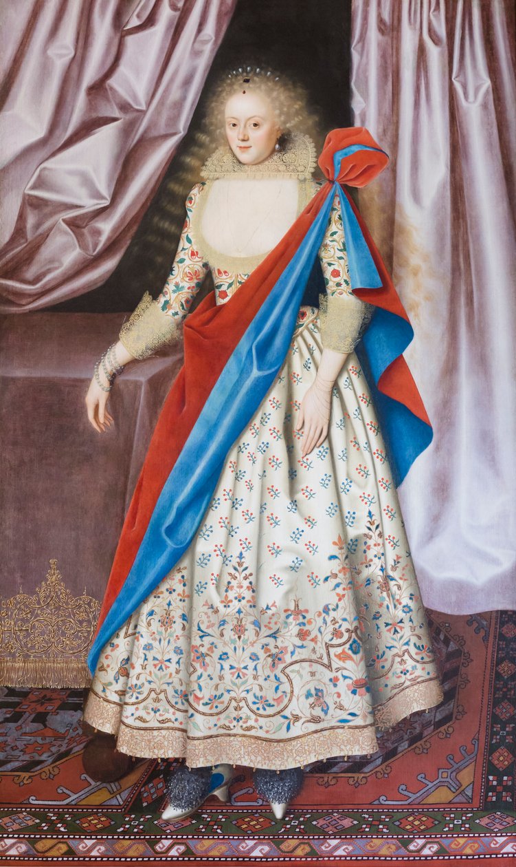 Lady Isabella Rich, omkring 1615 (maleri) af William Larkin