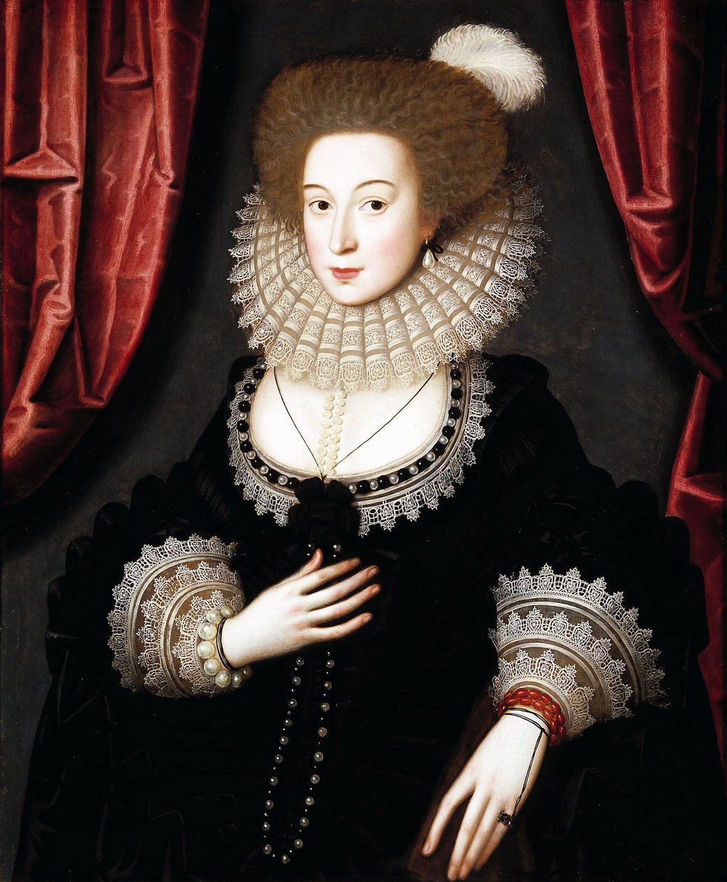 Portræt af Mary Radclyffe af William Larkin