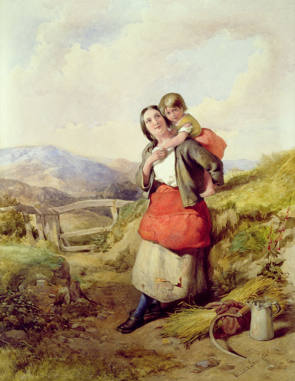 Går hjem, 1848 af William Lee