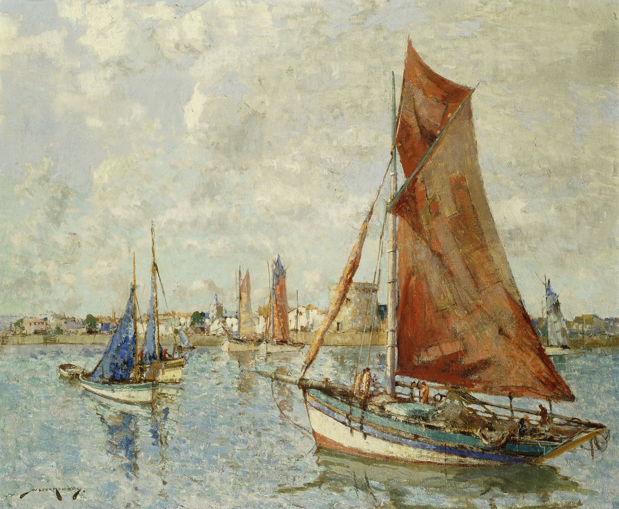 Fiskerbåd, La Rochelle af William Lee Hankey