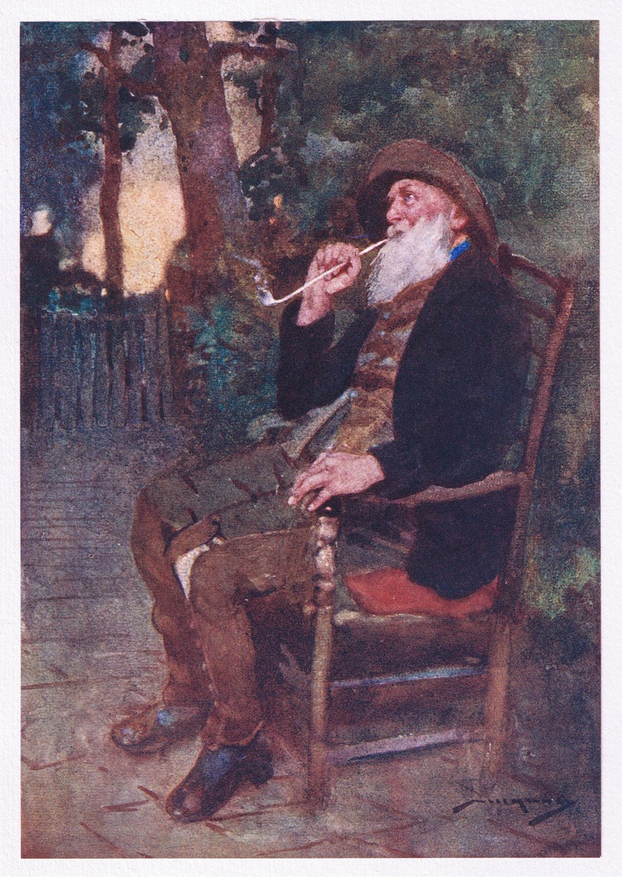 Hvor glad er den, der i nuancer som disse kroner en arbejdsung med en alder af lethed (farve litho) af William Lee Hankey