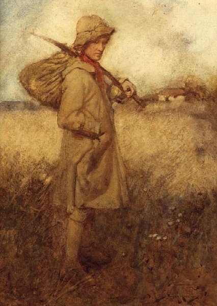Mand, der bærer sine ejendele af William Lee Hankey