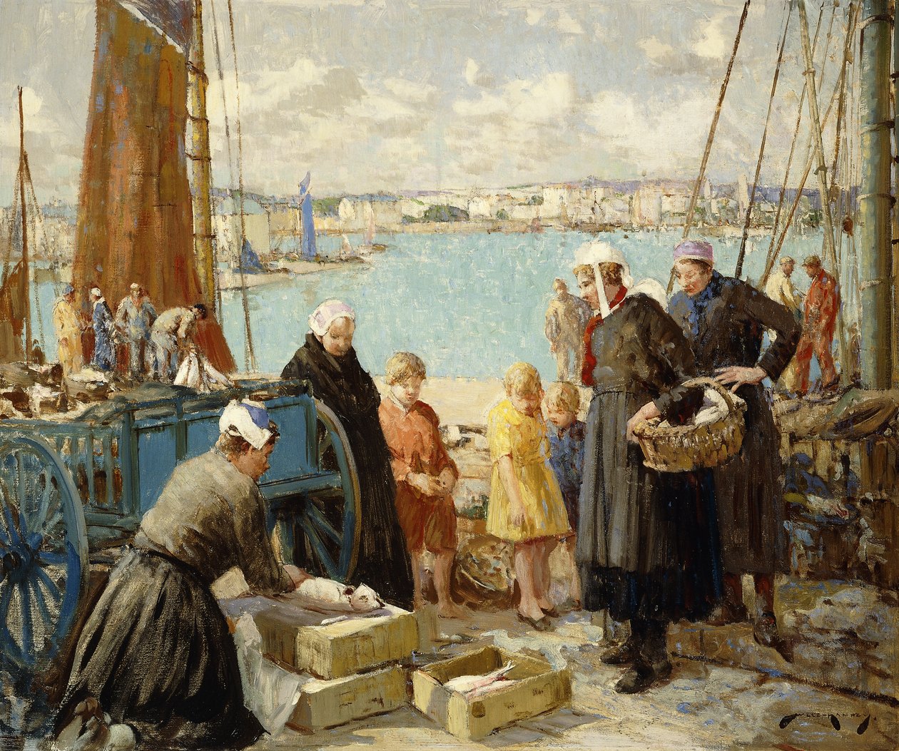 Markedsføring af Tunnyen, Concarneau af William Lee Hankey