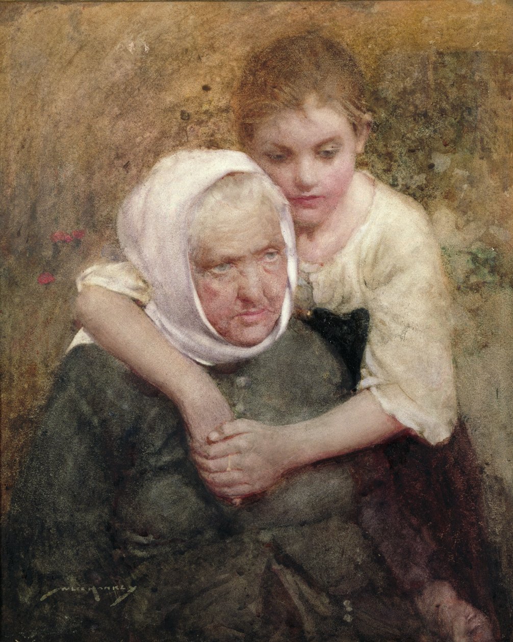 Erindringer (akvarel på papir) af William Lee Hankey