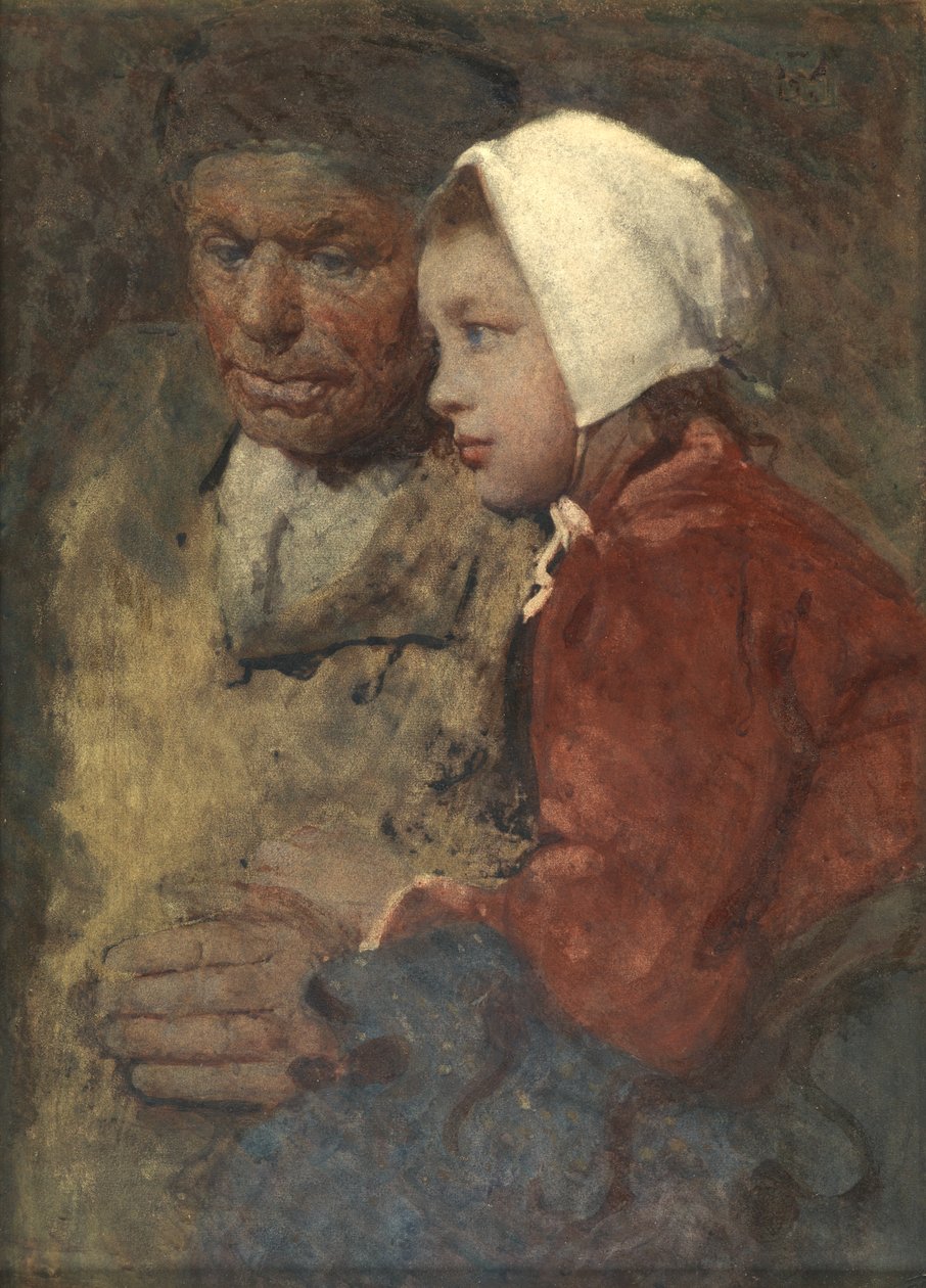 Gensidig støtte (akvarel med gummi arabicum) af William Lee Hankey