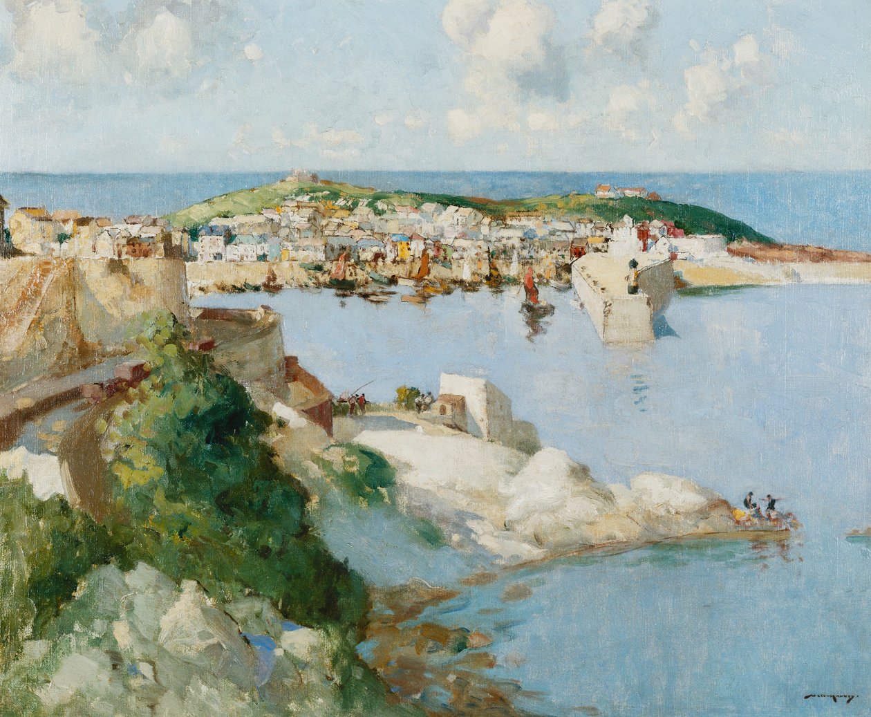 Havnen, St Ives af William Lee Hankey