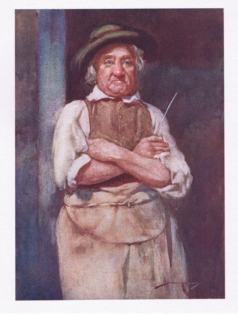 Værten selv (farve litho) af William Lee Hankey