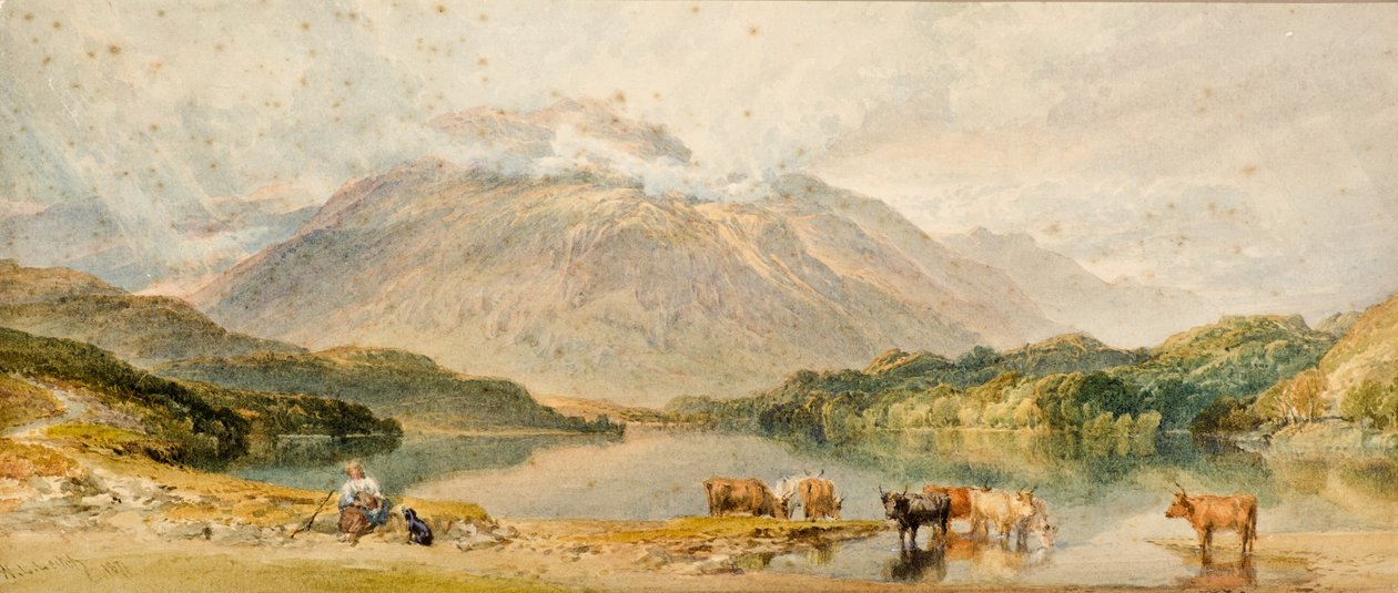 Kvæg i et Landskab af William Leighton Leitch