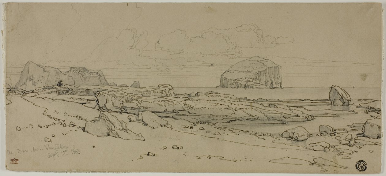 Barerne fra Tantallon, Skotland af William Leighton Leitch