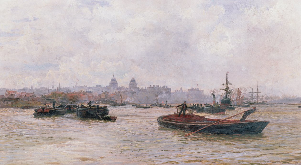 Greenwich Hospital af William Lionel Wyllie
