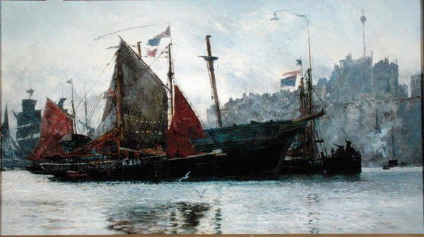 Ramsgate havn af William Lionel Wyllie