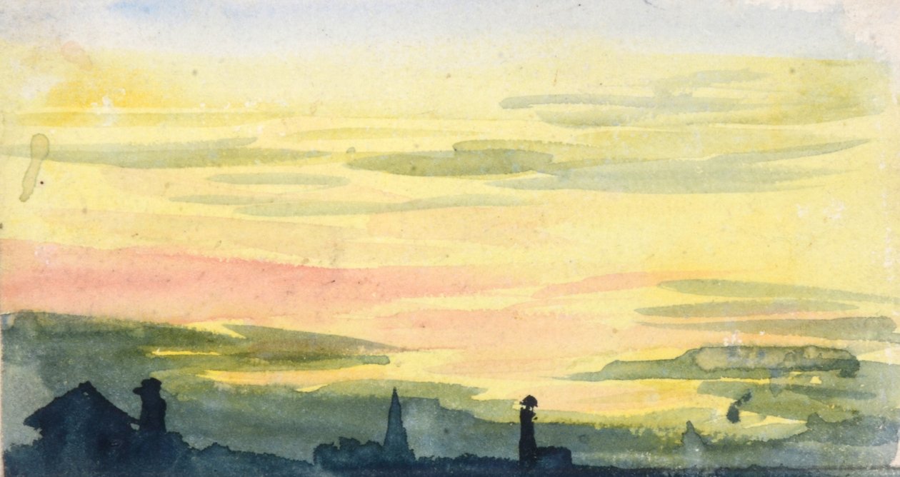 Solnedgang af William Lionel Wyllie