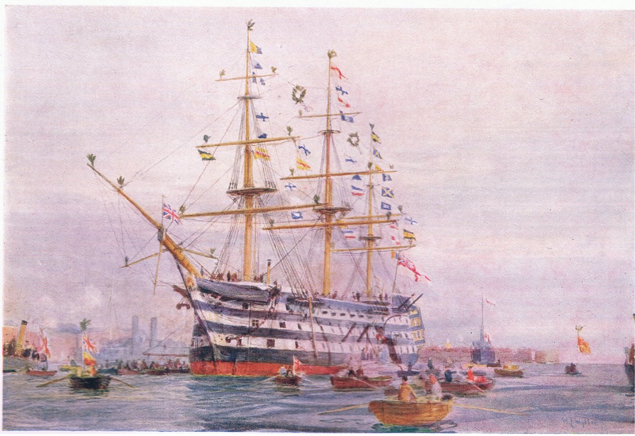 Trafalgar jubilæum af William Lionel Wyllie