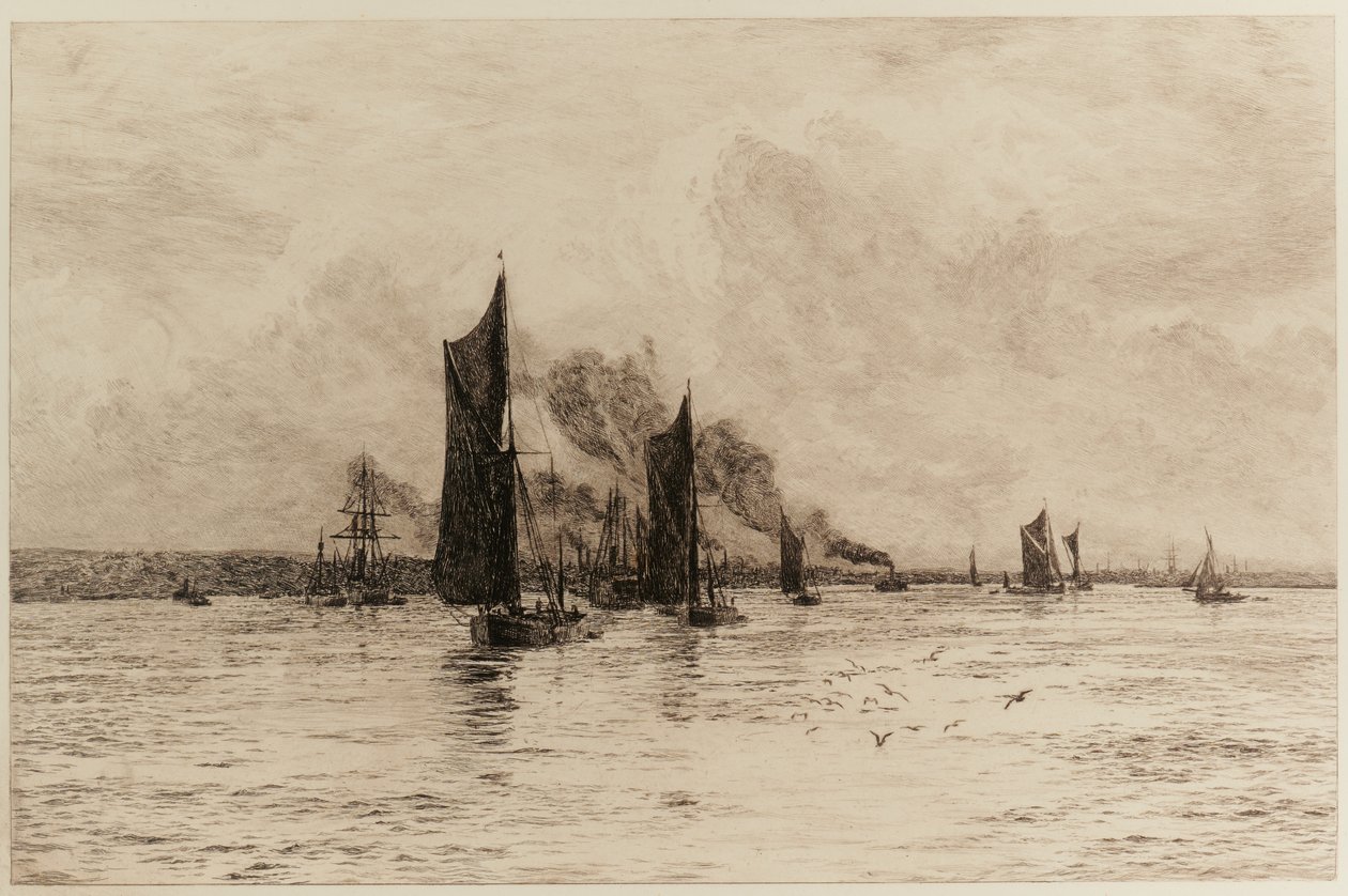 Ved syndflodens sidste rislen af William Lionel Wyllie