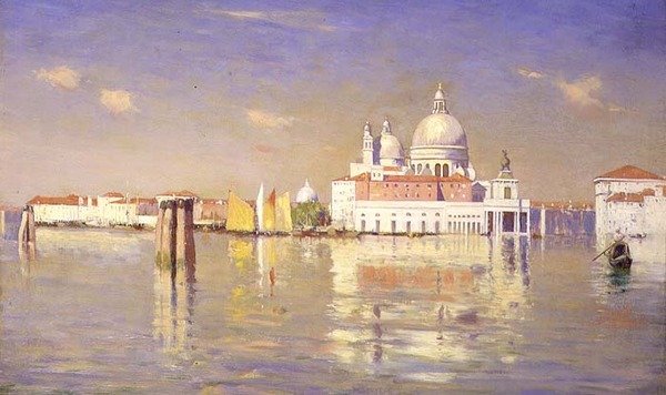 Indgang til Canal Grande af William Logsdail