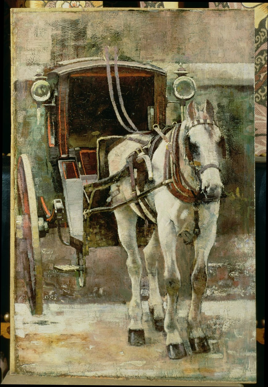 Hansom Cab af William Logsdail