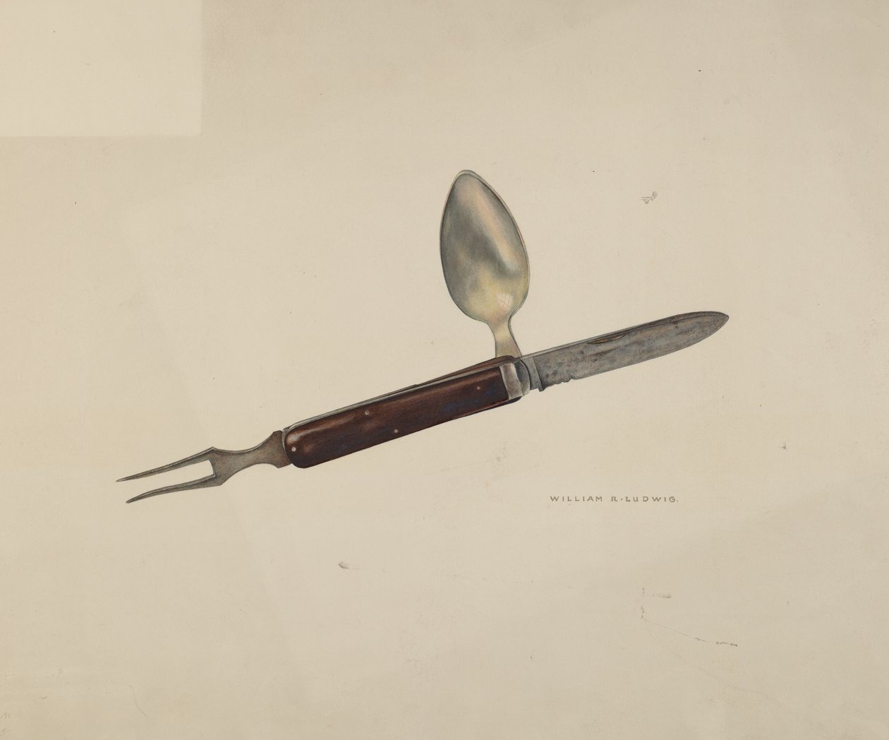 Bestiksæt, ca. 1941. af William Ludwig