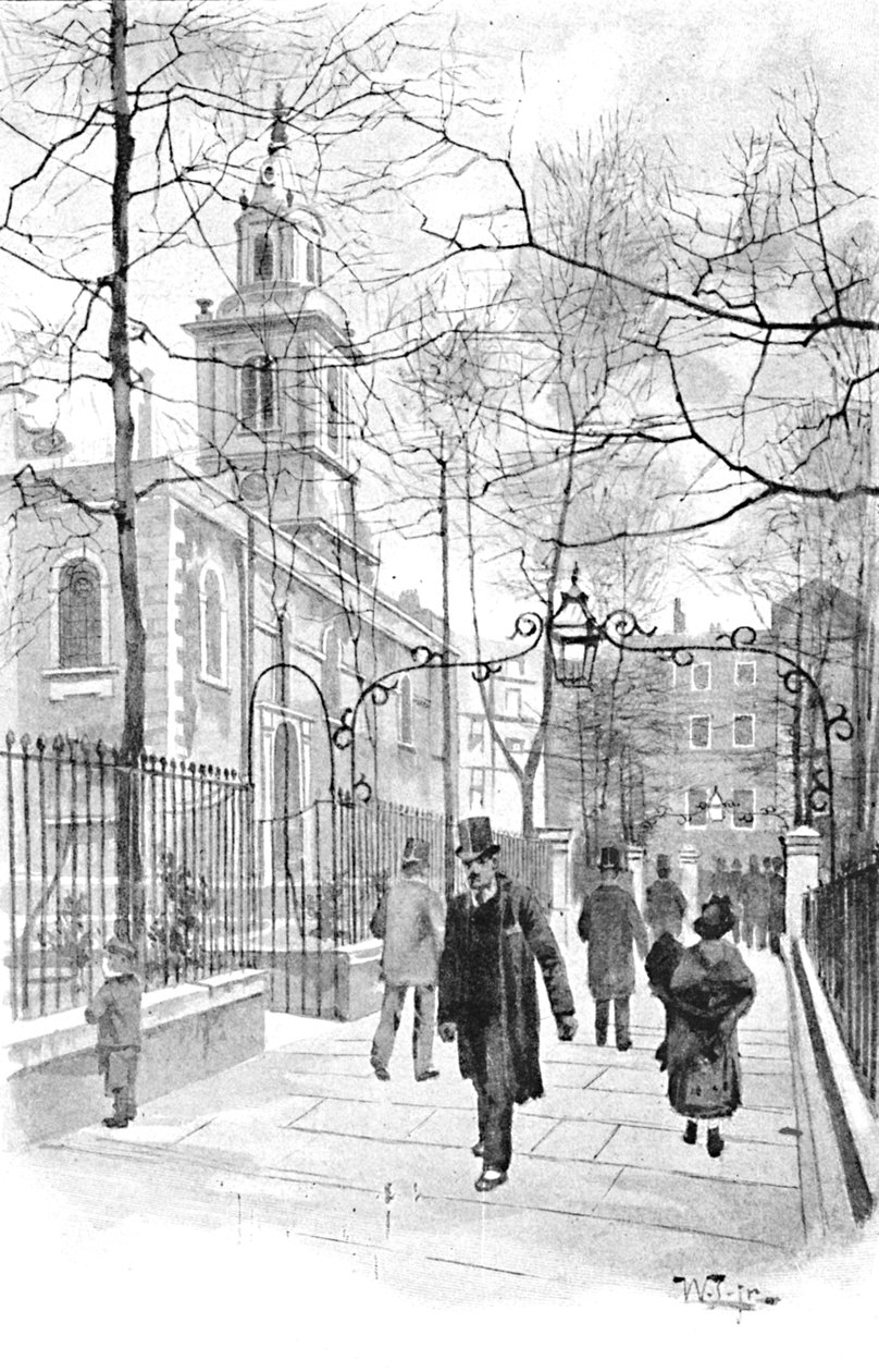 Aldermans Walk, Bishopsgate Street, 1891 af William Luker