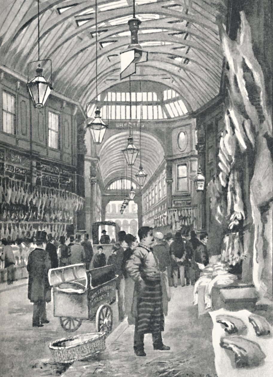 Leadenhall Market, 1891 af William Luker