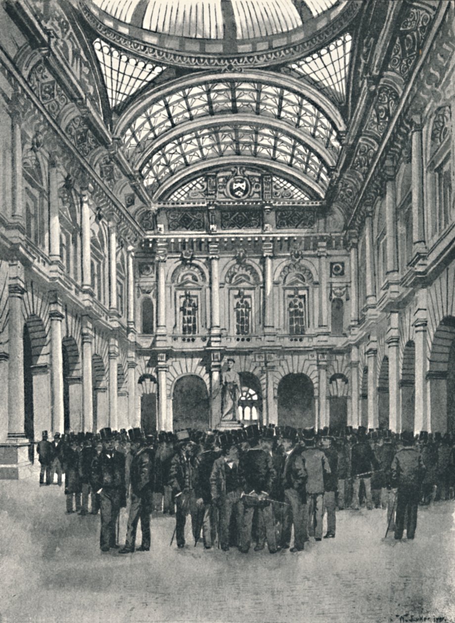 Ved forandring - Royal Exchange, 1891 af William Luker