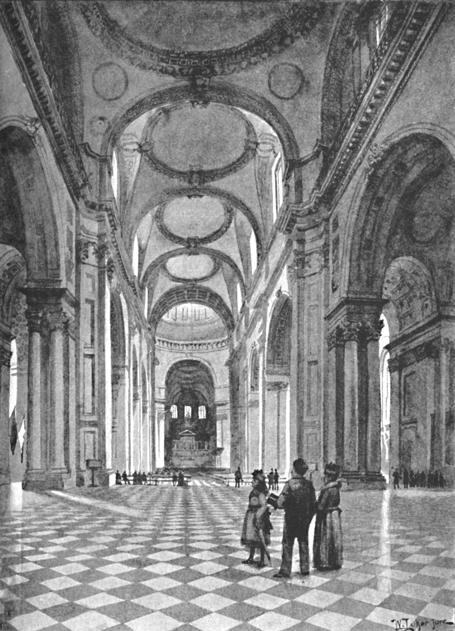 St. Pauls Cathedral, 1891 af William Luker