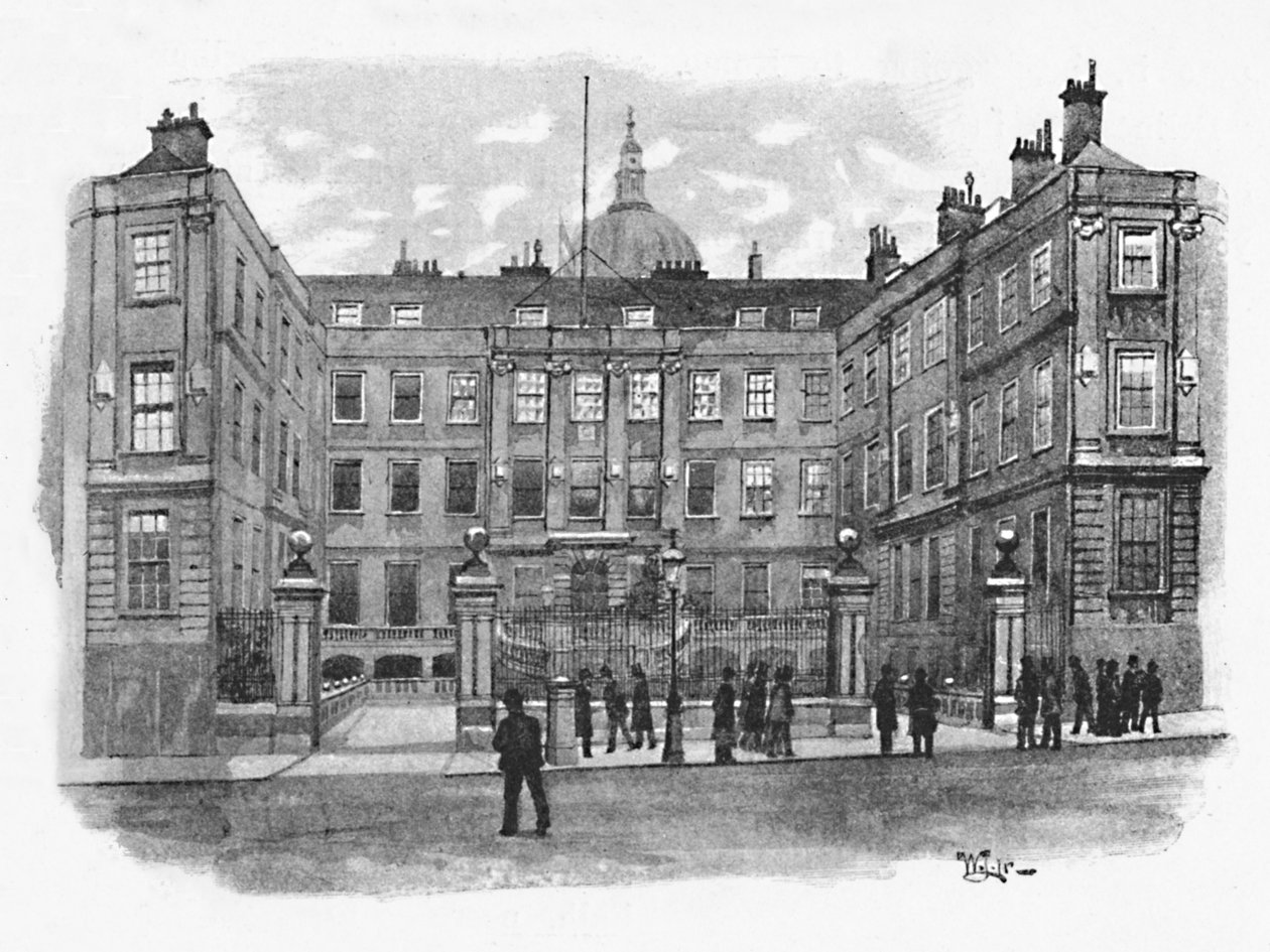 The College of Arms, Queen Victoria Street, 1891 af William Luker