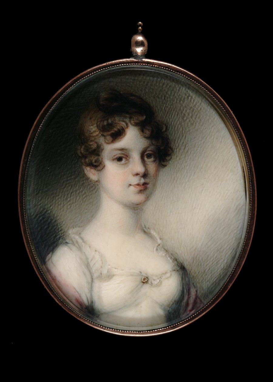 Portræt af en dame, 1810. af William M. S. Doyle