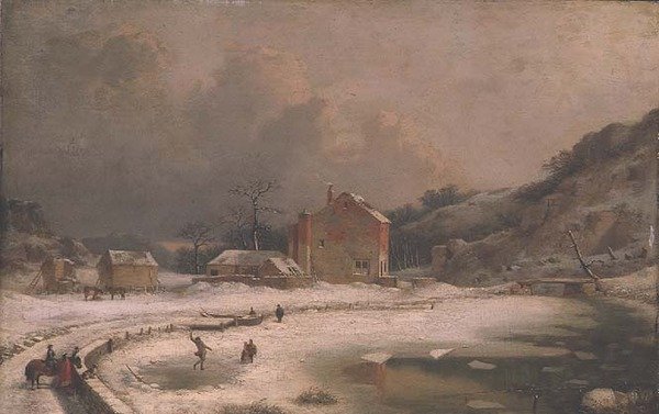 Vinterscene af William Malbon