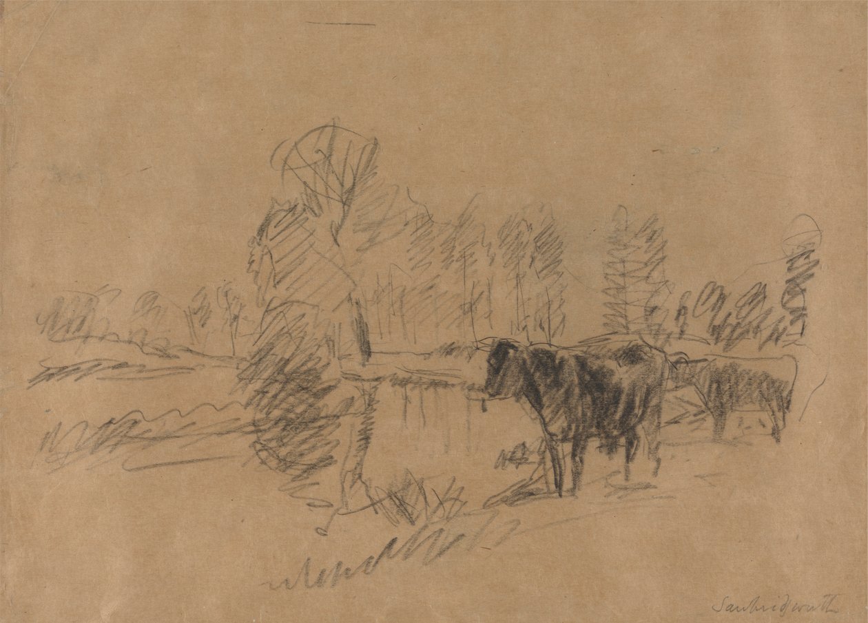 Kvæg i et Landskab af William Mark Fisher
