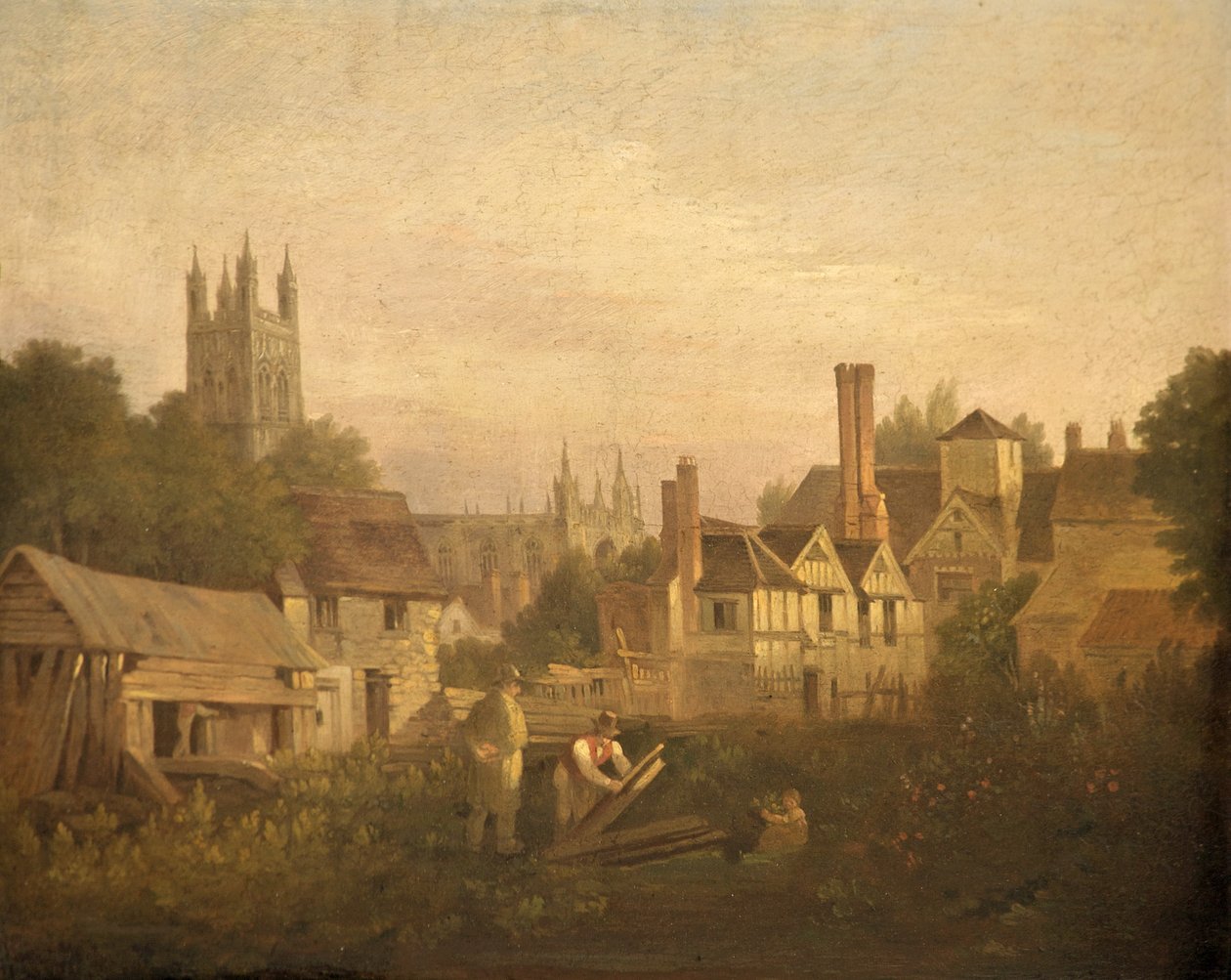 Gloucester fra Nordvest, ca. 1820 af William Marlow