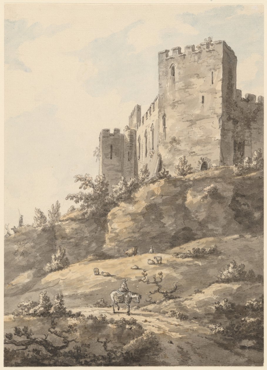 Ludlow Castle, Shropshire af William Marlow