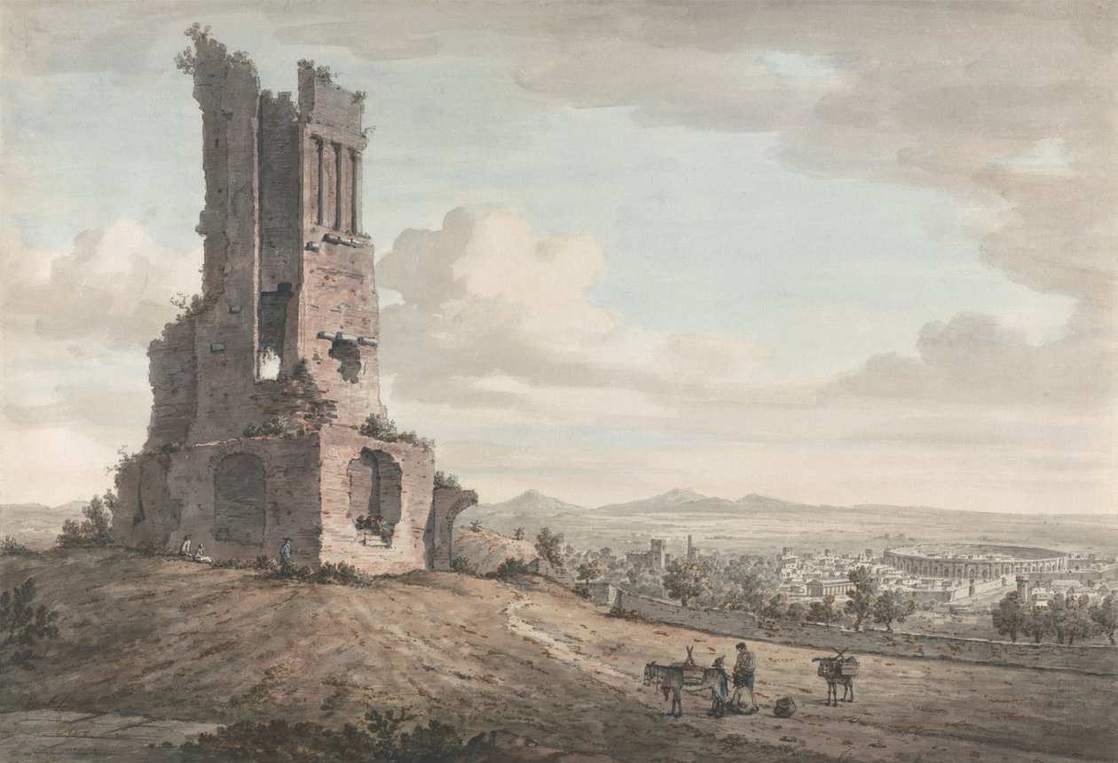 Nîmes fra Tour Magne af William Marlow
