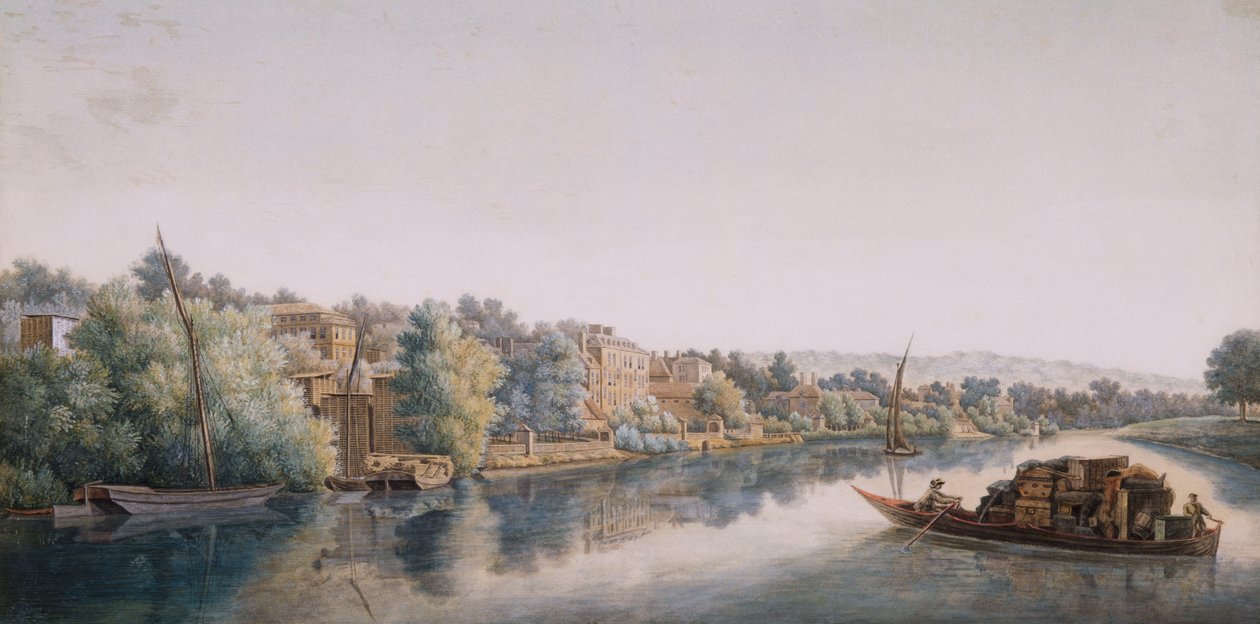 Themsen i Richmond, 1770-1780 af William Marlow